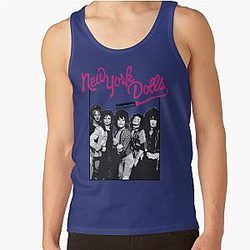 New York Dolls - Black  T-Shirt Tank Top