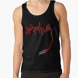 New York Dolls Print Lipstick  Tank Top