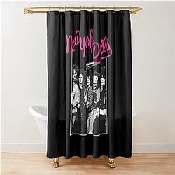 New York Dolls - White  Shower Curtain