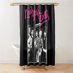 New York Dolls - White Shower Curtain