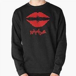 New York Dolls Lips (red) Pullover Sweatshirt