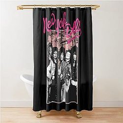New York Dolls - k Graffiti Shower Curtain