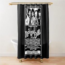 New York Dolls Show Poster  Shower Curtain