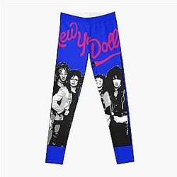 New York Dolls - Black  T-Shirt Leggings