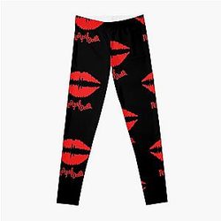 New York Dolls Lips (red) Leggings