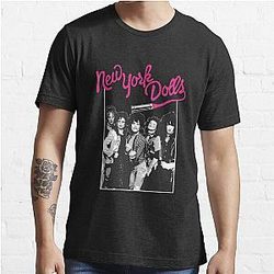 New York Dolls - White  Essential T-Shirt