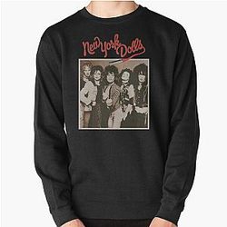 new york dolls retro 90s Pullover Sweatshirt