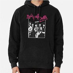 New York Dolls - White Pullover Hoodie