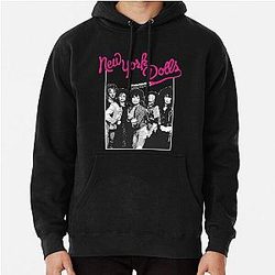 New York Dolls - White Pullover Hoodie