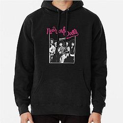New York Dolls - White  Pullover Hoodie