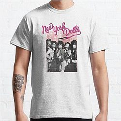 New York Dolls - Pink Graffiti Classic T-Shirt