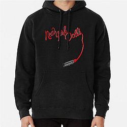 New York Dolls Print Lipstick  Pullover Hoodie