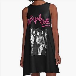 New York Dolls A-Line Dress