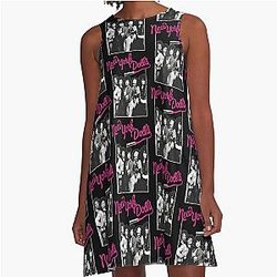 New York Dolls - White A-Line Dress