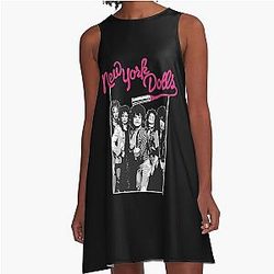 New York Dolls A-Line Dress