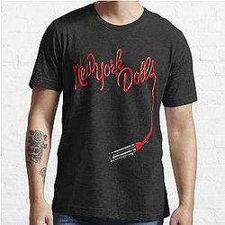 New York Dolls Print Lipstick  Essential T-Shirt