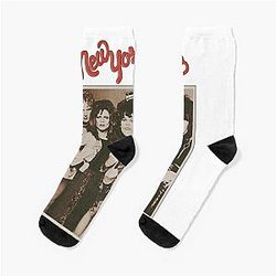 new york dolls retro 90s Socks