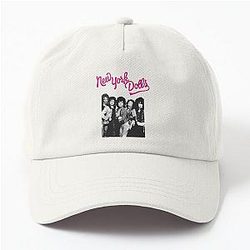 New York Dolls - White Dad Hat