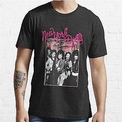 New York Dolls - Pink Graffiti T-Shirt Essential T-Shirt
