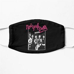 New York Dolls - White  Flat Mask