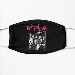 New York Dolls - White  Flat Mask