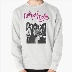 New York Dolls - White  Pullover Sweatshirt