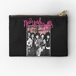 New York Dolls - Pink Graffiti Zipper Pouch