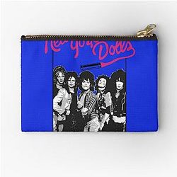 New York Dolls - Black  T-Shirt Zipper Pouch
