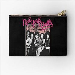 New York Dolls - Pink Graffiti T-Shirt Zipper Pouch