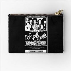 New York Dolls Show Poster  Zipper Pouch