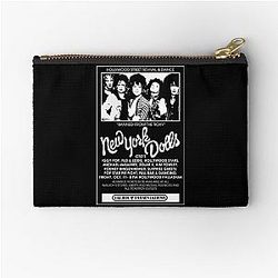New York Dolls Show Poster Zipper Pouch