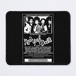 New York Dolls Show Poster Mouse Pad