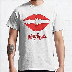 New York Dolls Lips (red) Classic T-Shirt