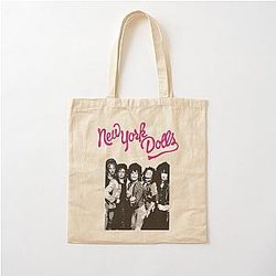 New York Dolls - White  Cotton Tote Bag