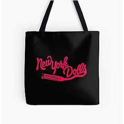 The New York Dolls 70s The New York Dolls 70s All Over Print Tote Bag