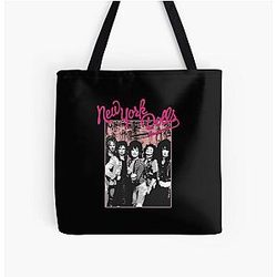 New York Dolls - Pink Graffiti T-Shirt All Over Print Tote Bag