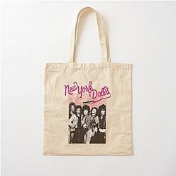 New York Dolls - k Graffiti Cotton Tote Bag