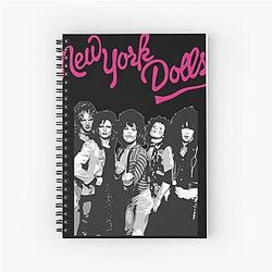 New York Dolls Spiral Notebook