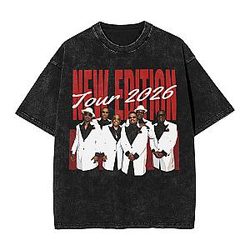 Tour 2026 R&B Concert NE11 TTPM0903 New Edition T-Shirts