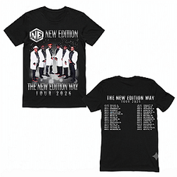 White Suits Tour Dates LA2207 New Edition T-Shirts