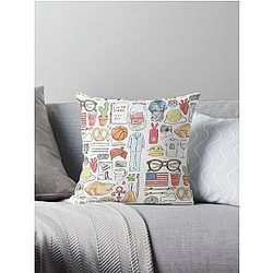 NEW GIRL Throw Pillow