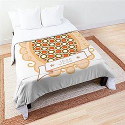 New Girl Opening Frame Comforter