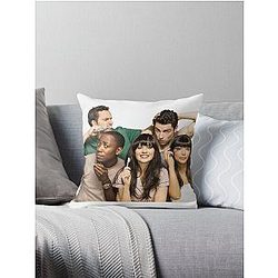 NEW GIRL Throw Pillow
