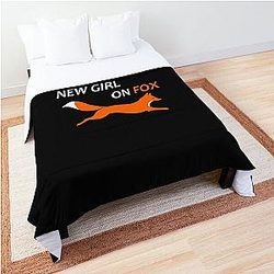 New Girl On Fox Design Comforter
