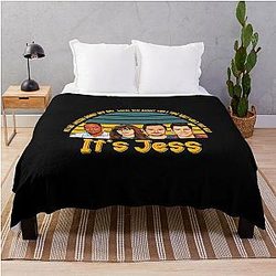New girl Throw Blanket