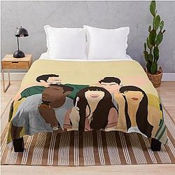 New Girl Throw Blanket