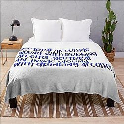 Nick miller new girl quote  Throw Blanket