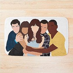 New Girl Cast Bath Mat