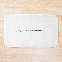 my funeral is my time to shine! -- nick miller, new girl Bath Mat