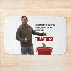 New Girl Nick Miller Tomatoes Meme Bath Mat